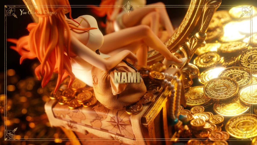 【預購】月光城工作室 > 海賊王 > 黃金城劇場版系列 第三彈 娜美 碧藍航線,妖萌萌 ,七省 ,GK,玩具,模型,雕像,共鳴