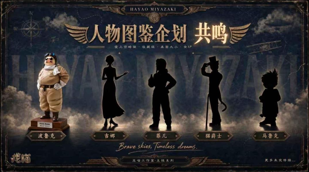 【預購】龍喵工作室 > 宮崎駿 > 紅豬 波魯克 龍喵工作室,宮崎駿,紅豬,波魯克,GK,玩具,收藏,擺件,模型,公仔,人偶,手辦,動漫