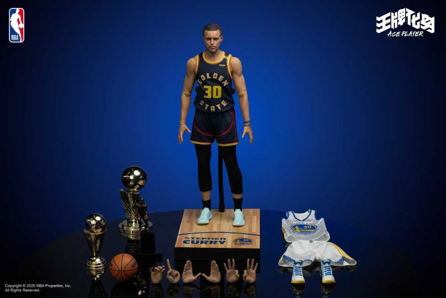 【預購】AcePlayer王牌化身 > NBA > 1/6 史蒂芬·柯瑞 (雙版本) NBA,史蒂芬·柯瑞,GK,玩具,模型,雕像,共鳴