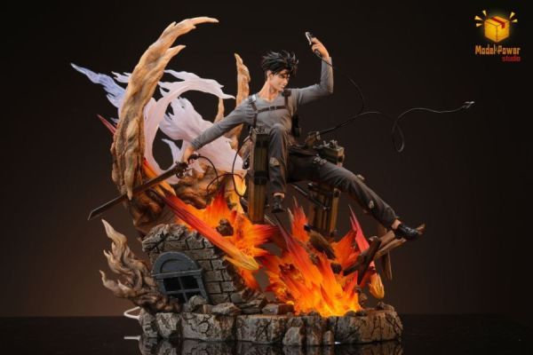 【在台現貨】Model Power-Studio > 進擊的巨人 > 第六彈 巷戰 兵長 進擊的巨人,巷戰兵長,兵長,GK,玩具,模型,雕像,共鳴