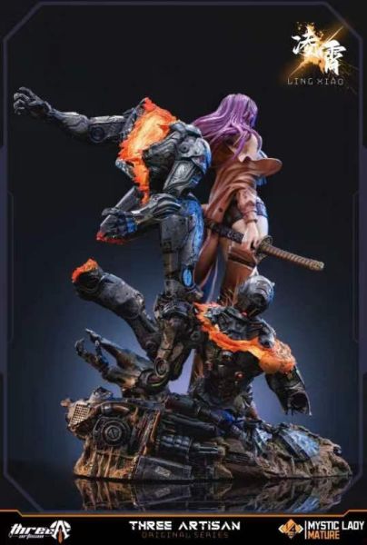 【預購】《正版授權》 ThreeArtisan > 1/4 Mystic Lady 第一彈 瞬影·淩霄 ThreeArtisan,淩霄,GK,玩具,收藏,擺件,模型,公人偶,手辦,動漫