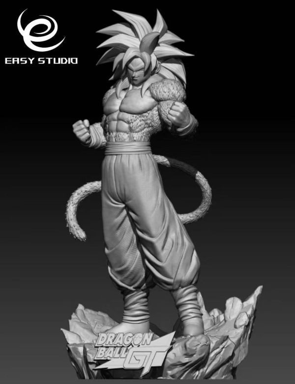 【預購】Easy-Studio > 七龍珠 > 1/2 GT第一彈 超四悟空 七龍珠,悟空,GK,玩具,模型,雕像,共鳴
