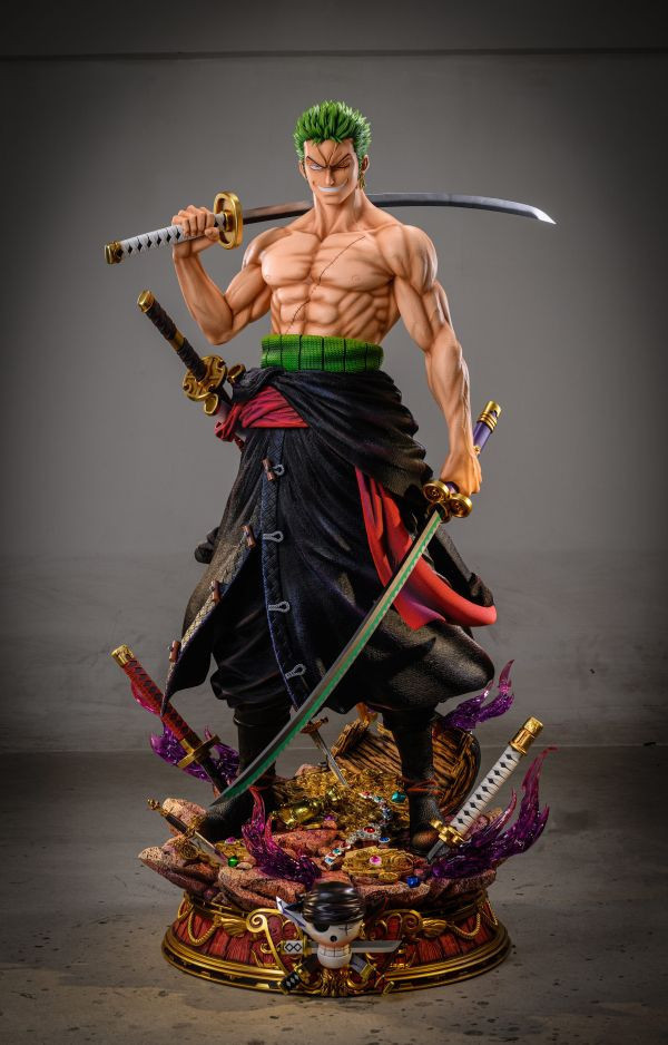 【預購】LX-Studio > 海賊王 > 1/1 索隆(雙版本) 海賊王,航海王,onepiece,索隆,GK,玩具,模型,雕像,共鳴
