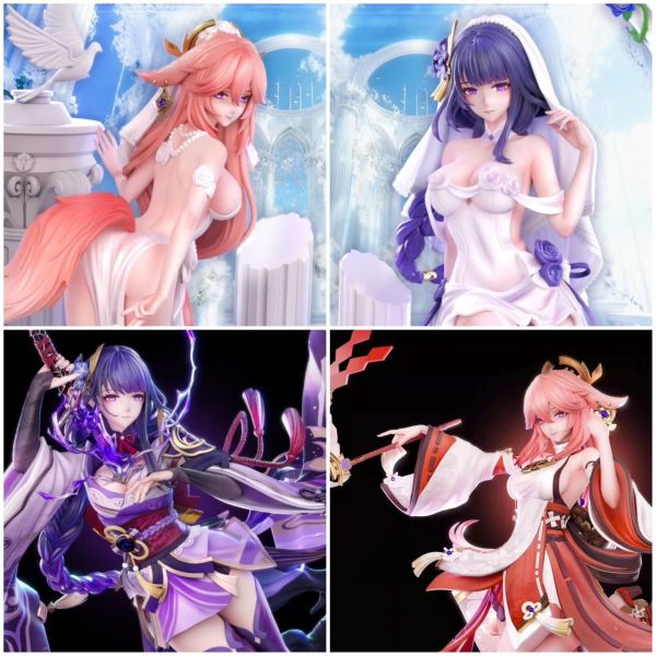 【預購】哈基米工作室 > 原神 > 1/6 雷電將軍 & 八重神子(雙版本雙設計) Zzz-Studio,海賊王,索隆,GK,玩具,收藏,擺件,模型,公人偶,手辦,動漫