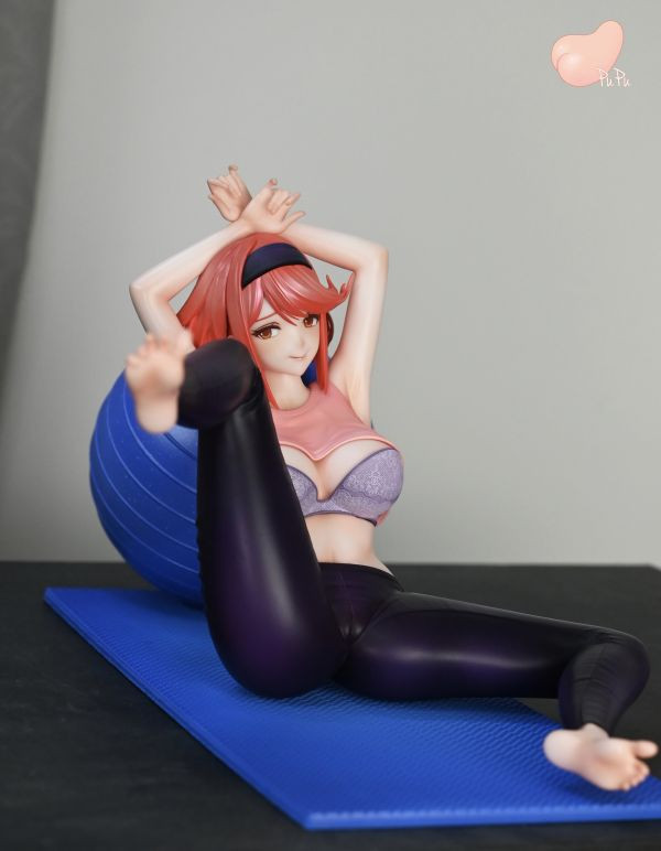 【售罄-代購/追加服務請洽客服】PuPu工作室>異度神劍>瑜伽女孩焰 怪博士與機器娃娃,阿拉蕾,GK,玩具,模型,雕像,擺飾,收藏,共鳴