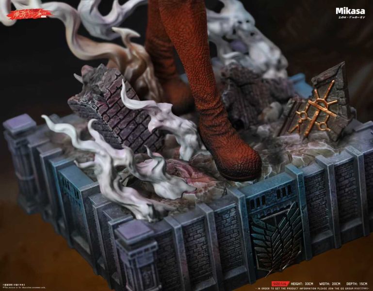 【預購】魔我賬本 > 進擊的巨人 > 共鳴系列 米卡莎·阿卡曼 進擊的巨人,米卡莎·阿卡曼,GK,玩具,模型,雕像,共鳴
