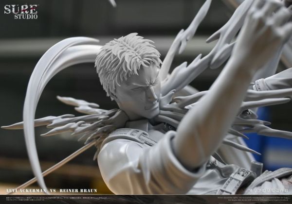 【預購】Sure-Studio > 進擊的巨人 > 1/6 SSS巨人對戰系列 兵長vs萊納 Sure-Studio,進擊的巨人,兵長,萊納,GK,玩具,收藏,擺件,模型,公仔,人偶,手辦,動漫