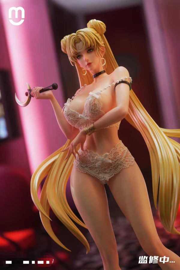 【預購】MU-Studio > 美少女戰士 > 暗黑水冰月雕像 月野兔 (雙版本) MU-Studio,美少女戰士,月野兔,GK,玩具,收藏,擺件,模型,公人偶,手辦,動漫