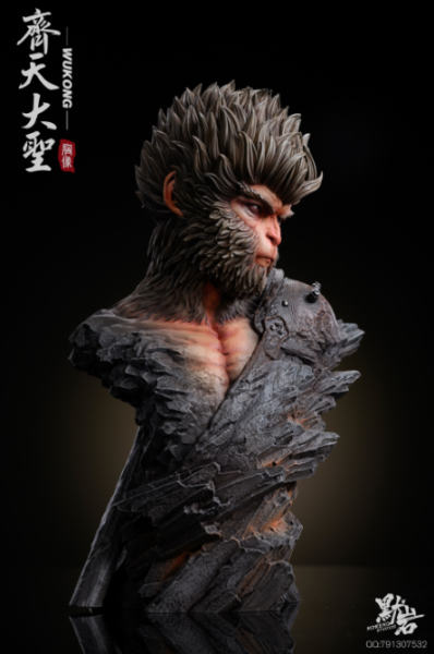 【售罄-代購/追加服務請洽客服】MORENO默岩>西遊記>1/2 & 1/4 齊天大聖孫悟空胸像 西遊記,齊天大聖,孫悟空,MORENO默岩,GK,玩具,模型,雕像,共鳴