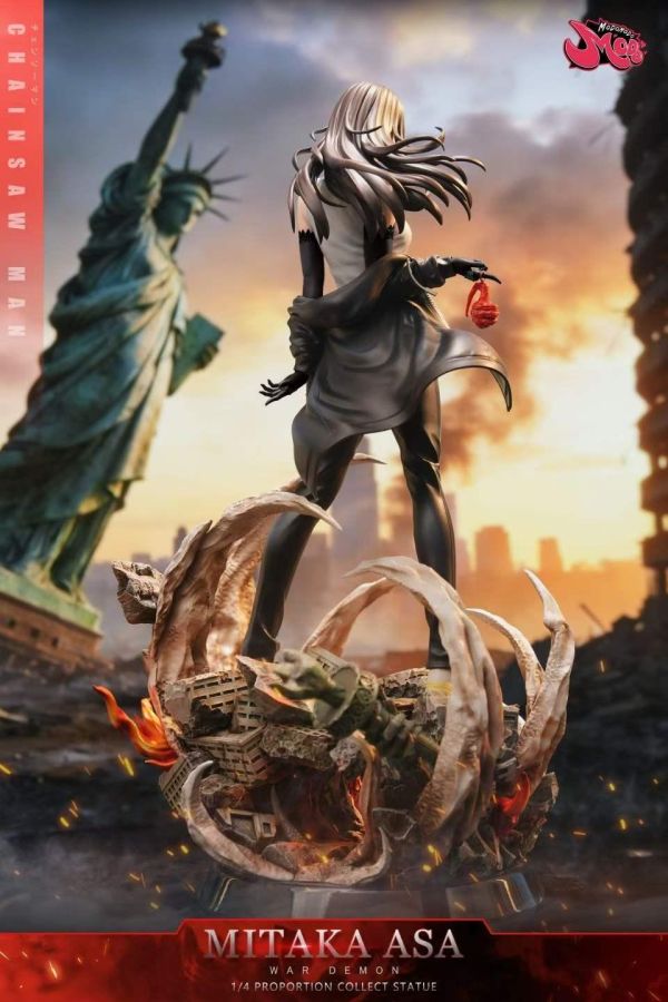 【預購】Modomodo > 鏈鋸人 > 1/4 戰爭惡魔 三鷹朝&三鷹夜 Modomodo,鏈鋸人,三鷹朝,三鷹夜,GK,玩具,收藏,擺件,模型,公仔,人偶,手辦,動漫