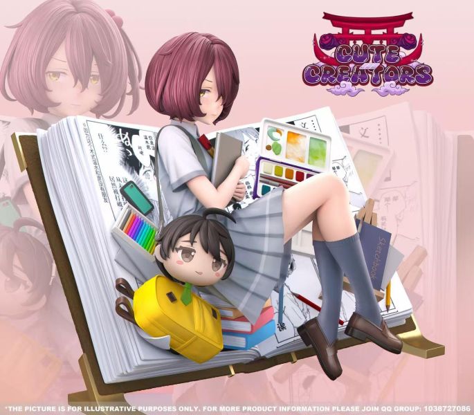 【預購】Cute Creators > 敗北女角太多了 > 1/6 小鞠知花 Cute Creators,敗北女角太多了,小鞠知花,GK,玩具,收藏,擺件,模型,公仔,人偶,手辦,動漫