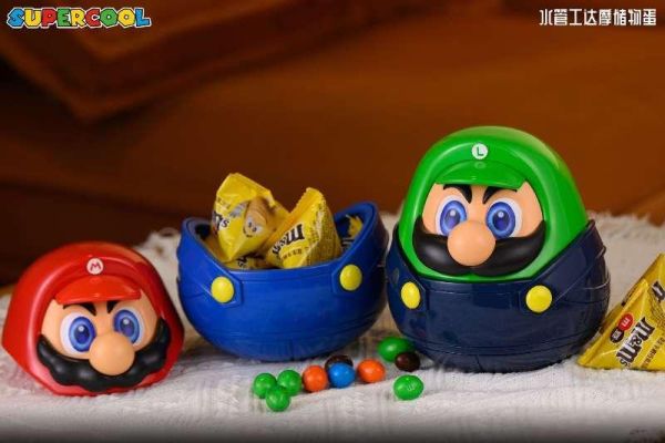 【預購】SUPERCOOL > 任天堂 > 瑪利歐兄弟達摩儲物蛋 (雙版本) SUPERCOOL,任天堂,瑪利歐,達摩,GK,玩具,收藏,擺件,模型,公仔,人偶,手辦,動漫