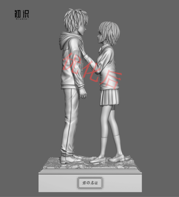 【售罄-代購/追加服務請洽客服】初識工作室 > 新海誠 > 你的名字黃昏 立花瀧 & 宮水三葉 新海誠,你的名字,立花瀧,宮水三葉,GK,玩具,模型,雕像,擺飾