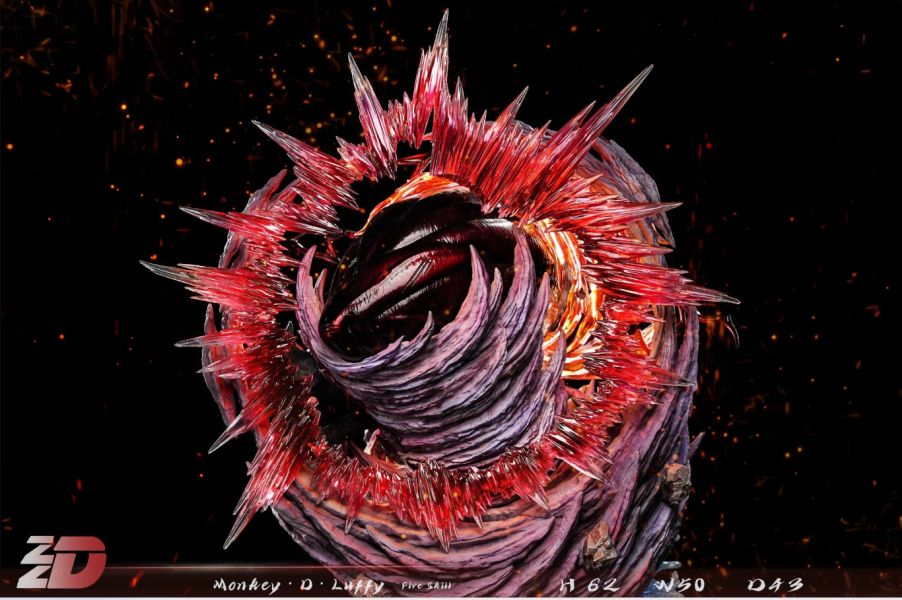 【已售罄，如欲追加請私訊客服@toykokoro】ZZDD工作室>海賊王>1/6 魯夫2.0 業火魯夫 業火魯夫,魯夫2.0,海賊王,航海王,ZZDD工作室,GK,玩具,雕像,擺件,收藏