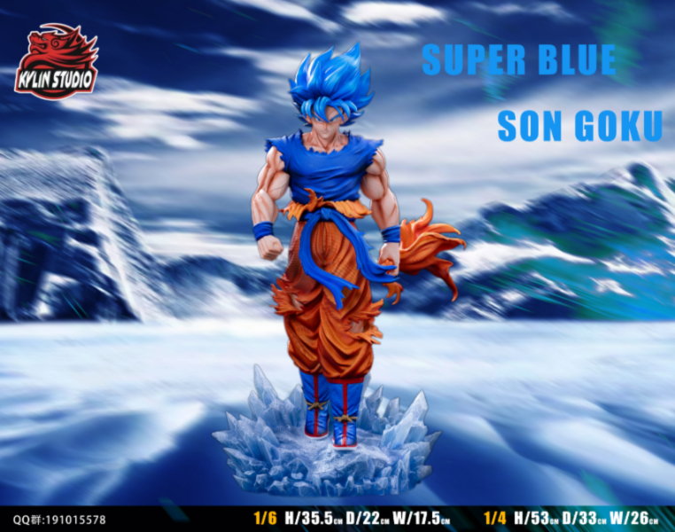 【預購】kylin-Studio>七龍珠>1/6 & 1/4 超藍系列 悟空 七龍珠,Dragonball,悟空,kylinStudio,超級賽亞人,賽亞人,GK,玩具,模型,雕像,共鳴