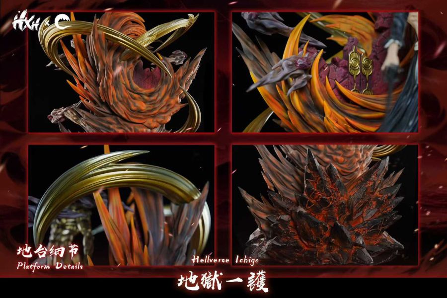 【預購】HXHENG & CHENG > BLEACH死神 > 1/5 地獄 黑崎一護 (雙版本) 死神,黑崎一護,GK,玩具,收藏,擺件