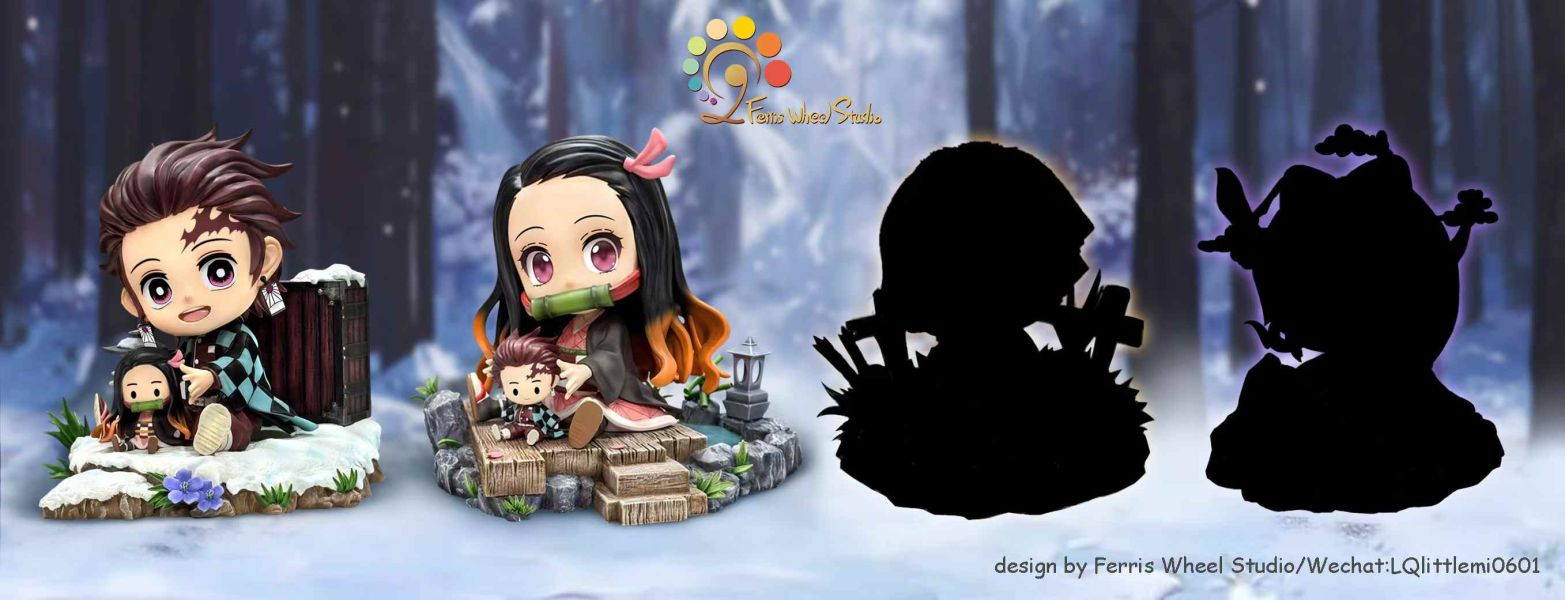 【預購】摩天輪-Studio > 鬼滅之刃 > 抱娃系列 禰豆子 & 炭寶寶 C-Studio,七龍珠,紫軍曹,GK,玩具,收藏,擺件,模型,公仔,人偶,手辦,動漫