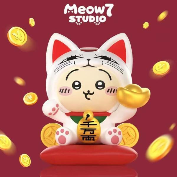 【補款】Meow7喵奇妙妙屋 > 吉伊卡哇cos膽大黨 > 烏薩奇cos高速婆婆 招財貓擺 吉伊卡哇,膽大黨,烏薩奇,高速婆婆,GK,玩具,收藏,擺件