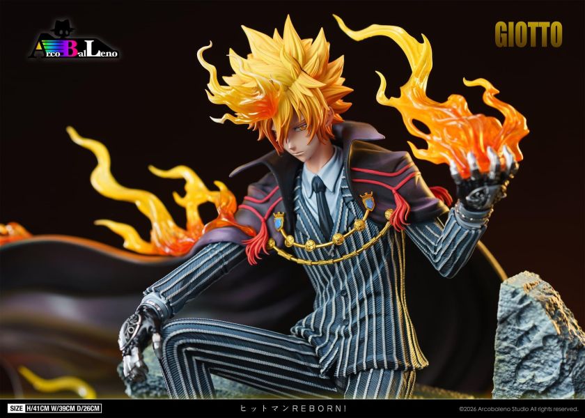 【預購】Arcobaleno彩虹之子 > 家庭教師HITMAN REBORN! > 1/6 Ozora系列第一彈 Giotto 澤田家康 Arcobaleno彩虹之子,家庭教師HITMAN REBORN!,Giotto,澤田家康,GK,玩具,收藏,擺件,模型,公仔,人偶,手辦,動漫