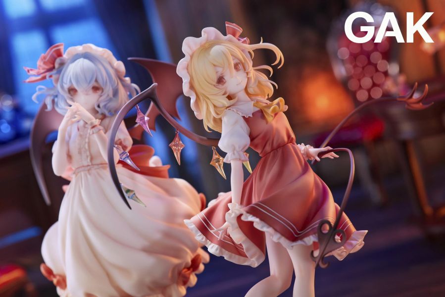 【預購】GAK > 東方Project > 1/7 蕾米莉亞·斯卡蕾特 & 芙蘭朵露·斯卡蕾特 ACGN 02,NIKKE勝利女神：妮姬,紅蓮,GK,玩具,收藏,擺件,模型,公仔,人偶,手辦,動漫