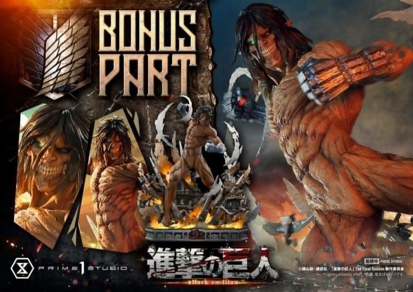 【預購】Prime 1 Studio > 進擊的巨人 > 艾連·葉卡 (雙版本) Prime 1 Studio,進擊的巨人,艾連·葉卡,GK,玩具,收藏,擺件,模型,公仔,人偶,手辦,動漫