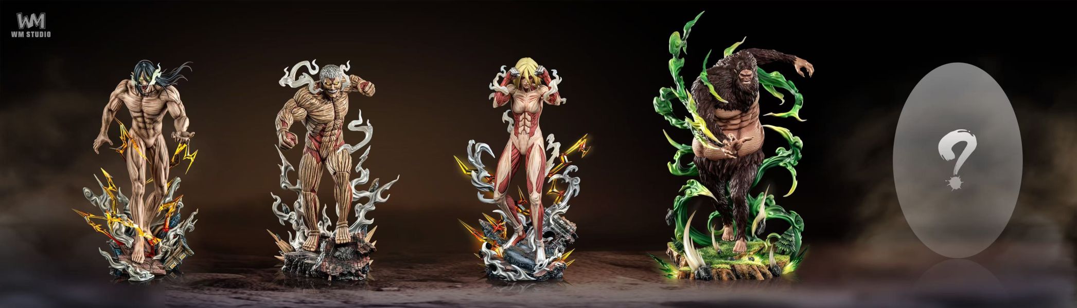 【預購】WM-Studio > 進擊的巨人 > 獸之巨人丟石頭 WM-Studio,進擊的巨人,獸之巨人,GK,玩具,收藏,擺件,模型,公仔,人偶,手辦,動漫