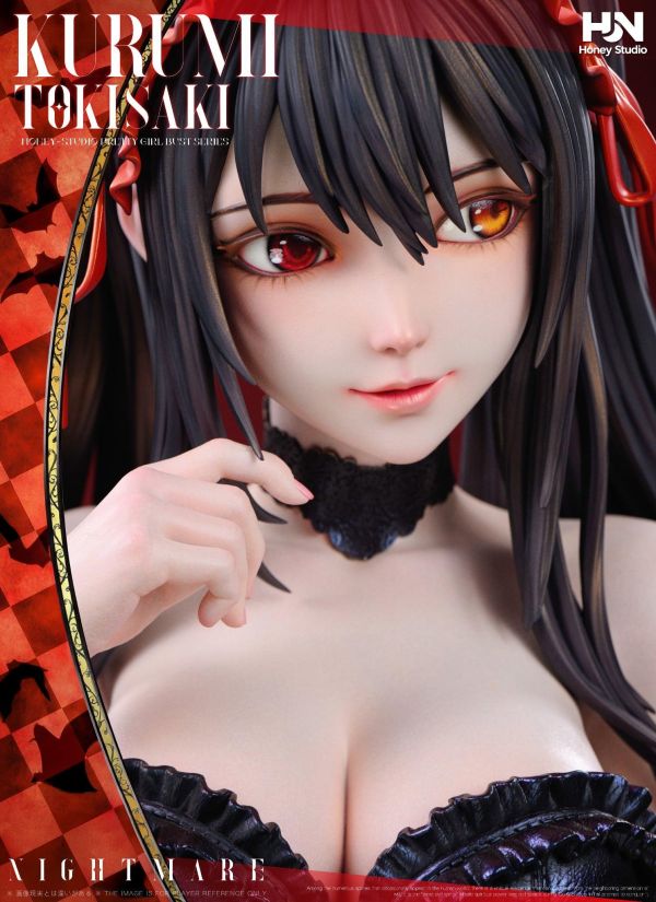 【預購】Honey-Studio > 約會大作戰 > 1/1 時崎狂三 半身像 致命誘惑終章 Honey-Studio,約會大作戰,時崎狂三,GK,玩具,收藏,擺件,模型,公仔,人偶,手辦,動漫