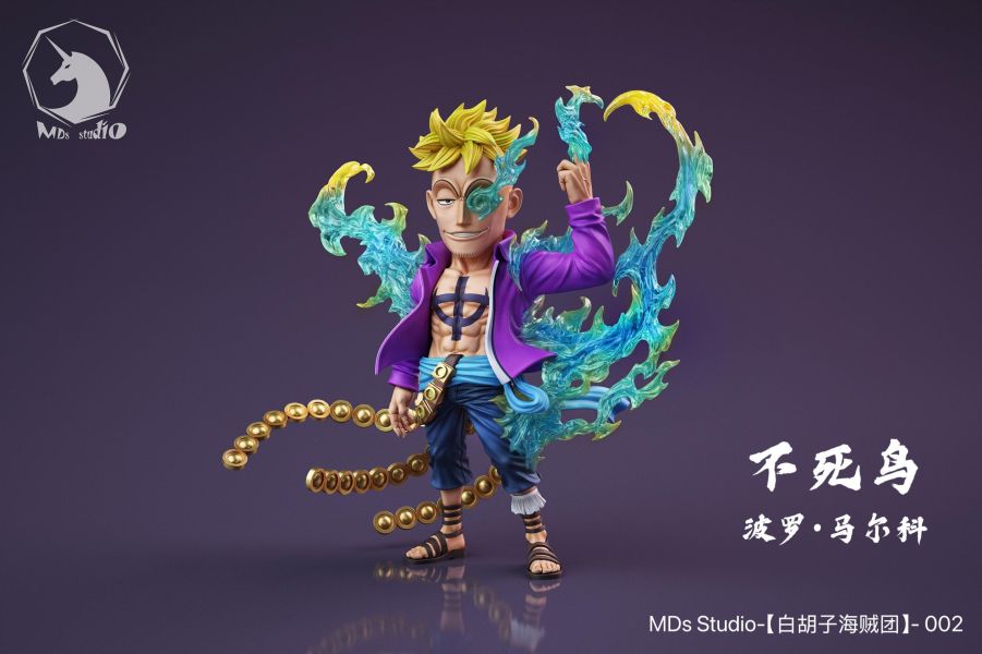 【預購】MDS-Studio > 海賊王 > 白鬍子海賊團002 馬爾科 (雙版本) WoYo-Studio,Model Power-Studio,BLEACH死神,井上織姬,GK,玩具,收藏,擺件,模型,公仔,人偶,手辦,動漫
