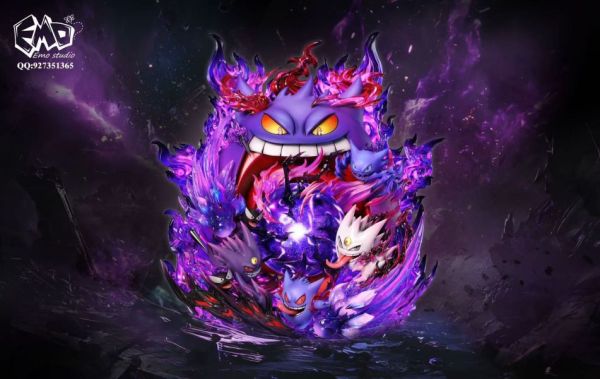 【預購】Emo>寶可夢>畢業雕像系列第四彈 耿鬼 寶可夢,Pokemon,Pokémon,耿鬼,GK,玩具,模型,雕像,擺飾,收藏,共鳴