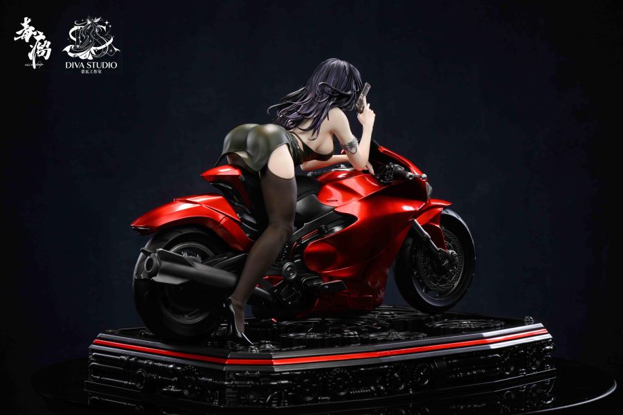 【預購】DIVA-Studio蒂瓦工作室 > 原創 > 1/4 毒瘤授權 曼珠沙華機車 Fries-Studio,尼爾自動人形,2B,GK,玩具,收藏,擺件,模型,公仔,人偶,手辦,動漫