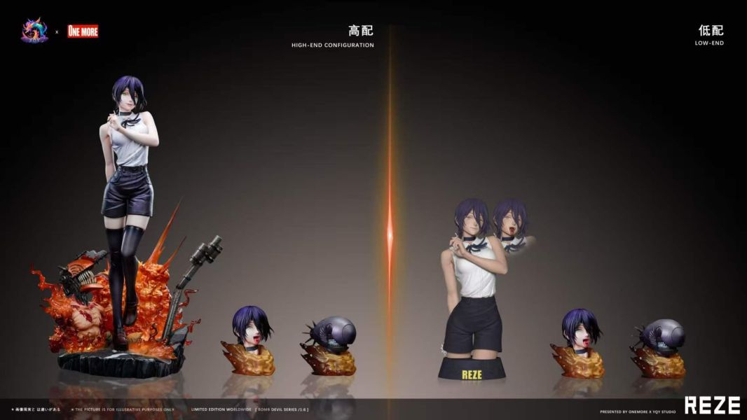 【預購】YQY-Studio & ONE MORE > 鏈鋸人 >   炸彈惡魔 蕾潔 (雙版本) YQY-Studio,ONE MORE,鏈鋸人,蕾潔,GK,玩具,收藏,擺件,模型,公仔,人偶,手辦,動漫