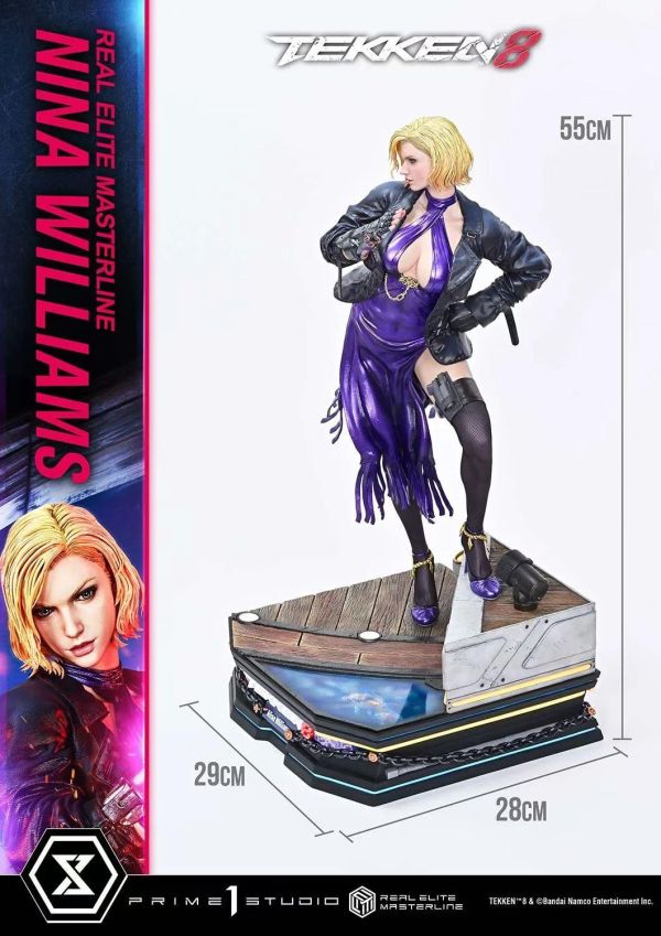 【預購】​Prime 1 Studio(P1S)  > 鐵拳 > 1/4 妮娜·威廉姆斯 (三版本) Sculpting Soul塑魂,鬥陣特攻,霧子白澤,GK,玩具,收藏,擺件,模型,公仔,人偶,手辦,動漫