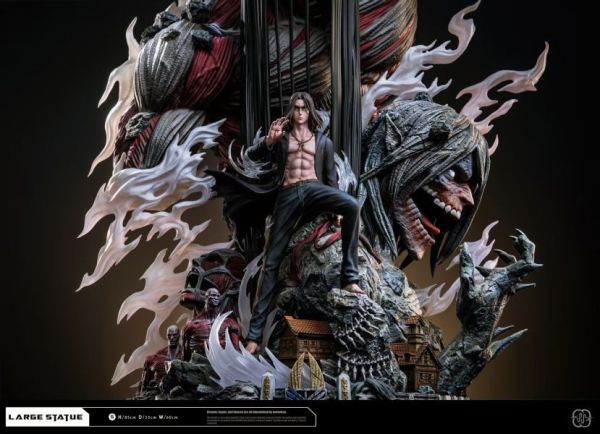 【在台現貨】Hertz-Studio > 進擊的巨人 > 始祖巨人 艾連·葉卡 進擊的巨人,始祖巨人,艾連·葉卡,GK,玩具,模型,雕像,共鳴