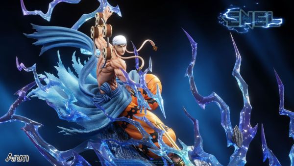 【預購】Anm-Studio > 海賊王 > 輕雕像系列 雷神 艾涅爾 海賊王,艾涅爾,GK,玩具,模型,雕像,共鳴