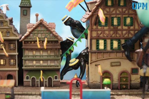 【補款】OPM-Studio>宮崎駿>桌面小場景系列006 霍爾的移動城堡 蘇菲與霍爾空中漫步 宮崎駿,霍爾的移動城堡,蘇菲與霍爾空中漫步,OPMStudio,GK,玩具,模型,雕像,擺飾,收藏,共鳴