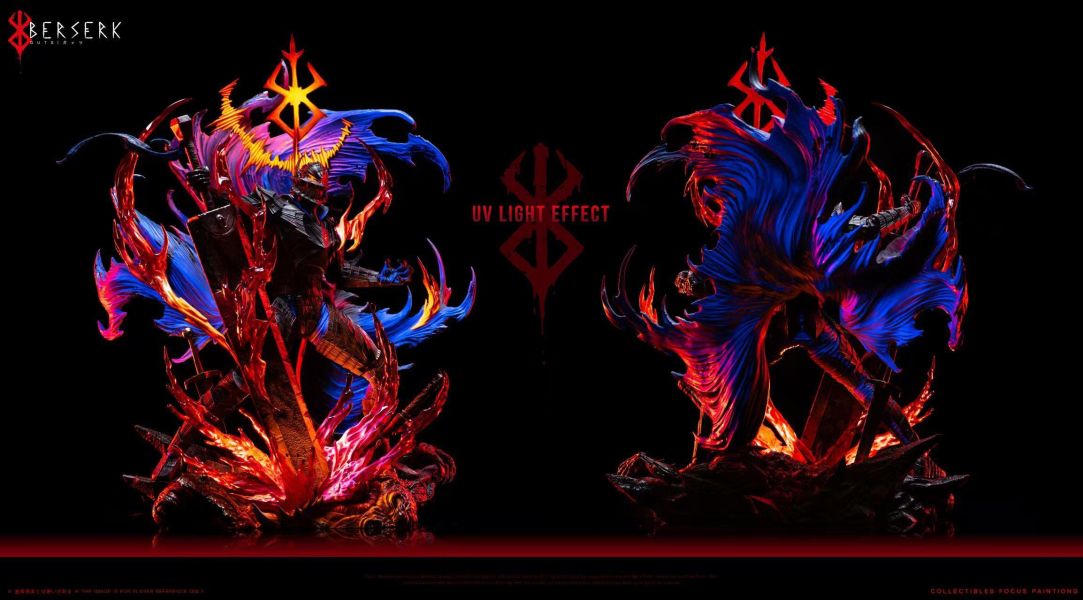 【預購】BBA ＆SY-Studio > 烙印勇士 > 1/4 & 1/6 劍風傳奇共鳴系列第一彈 黑色劍士 Guts格斯(雙比例) ironheart,BIHS工作室,烙印勇士,法爾納塞,GK,玩具,收藏,擺件,模型,公仔,人偶,手辦,動漫