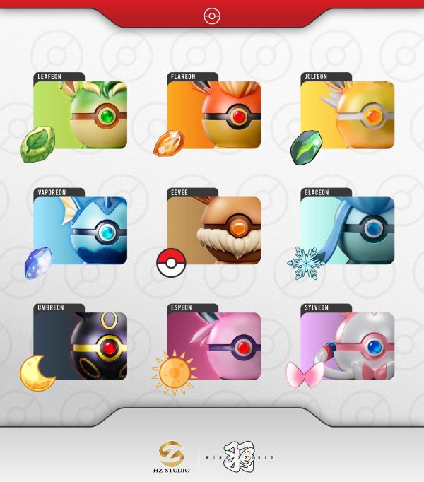 【預購】羽 & HZ > 寶可夢 > 1/1 伊布精靈球系列第九彈 伊布精靈球 羽,HZ,寶可夢,伊布精靈球,GK,玩具,收藏,擺件,模型,公仔,人偶,手辦,動漫