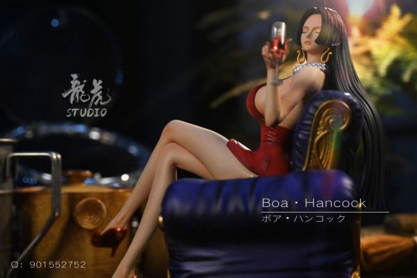 【售罄-代購/追加服務請洽客服】龍虎-Studio > 海賊王 > POP比例 女性沙發坐姿扉頁系列 女帝 波雅漢考克 