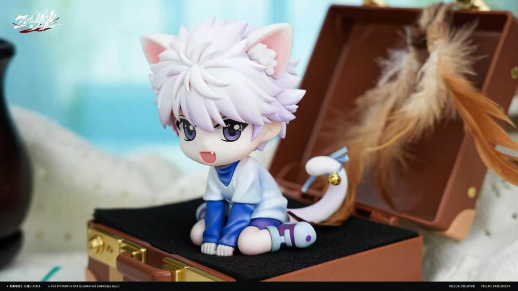 【預購】Zoldyck > HUNTER×HUNTER全職獵人 > Q版貓貓奇犽＆伊爾謎(雙比例) Lolita-Studio,HUNTER×HUNTER全職獵人,奇犽,小傑,GK,玩具,收藏,擺件,模型,公仔,人偶,手辦,動漫