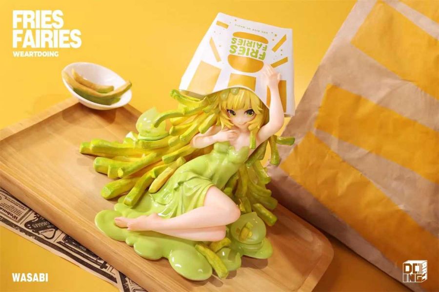 【預購】WeArtDoing > 原創 > 沈睡魔咒 薯條少女 原味番茄&芥末海苔 (雙版本) 薯條少女,原味番茄,芥末海苔,GK,玩具,模型,雕像,共鳴