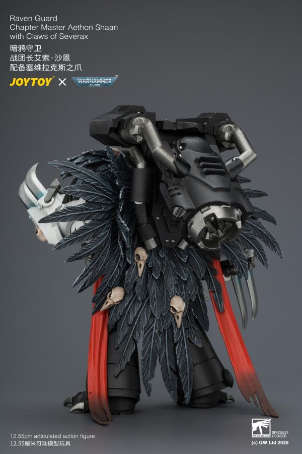 【預購】JOYTOY > 戰鎚40K > 1/18 暗鴉守衛 戰團長 艾索·沙恩 JOYTOY,戰鎚40K,暗鴉守衛,艾索·沙恩,GK,玩具,收藏,擺件,模型,公仔,人偶,手辦,動漫