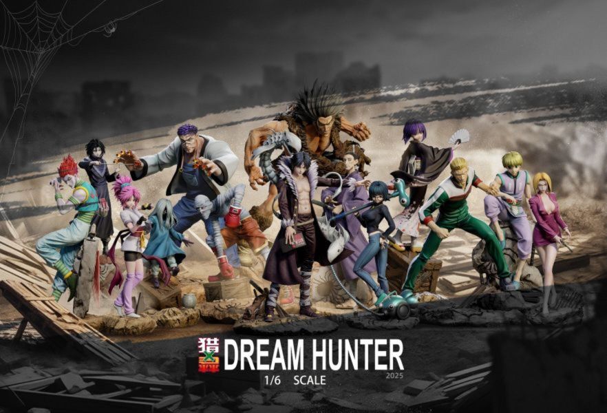 【預購】獵夢工作室 > HUNTER×HUNTER全職獵人 > 1/6 幻影旅團全員集結 HUNTER,全職獵人,獵人,幻影旅團全員集結,GK,玩具,模型,雕像,共鳴