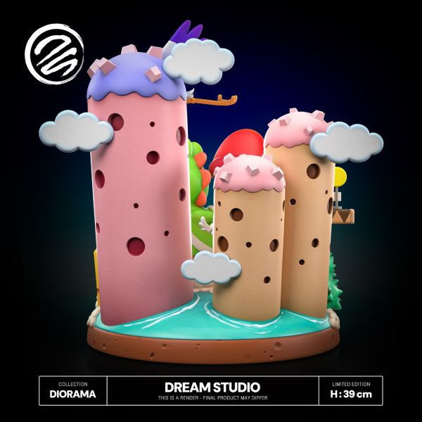 【預購】Dream-Studio>任天堂>超級瑪利歐 耀西島立體模型 超級瑪利歐,SuperMario,耀西島,DreamStudio,GK,玩具,模型,雕像,擺飾,收藏,共鳴