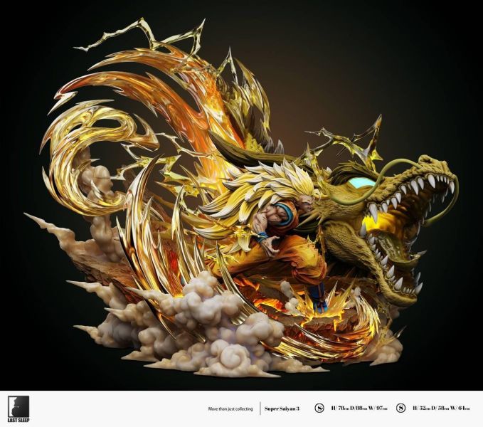 【代購】LAST SLEEP(LSP) > 七龍珠 > 龍拳爆發 超三悟空(雙比例) 火影忍者,NARUTO,丁次,GK,玩具,模型,雕像,共鳴
