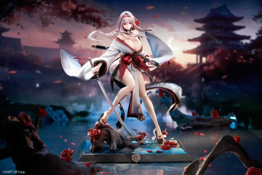 【預購】HobbySakura > NIKKE勝利女神：妮姬 > 1/4 蓮花時裝 紅蓮暗影 (雙版本) NIKKE勝利女神：妮姬,紅蓮暗影,GK,玩具,模型,雕像,共鳴
