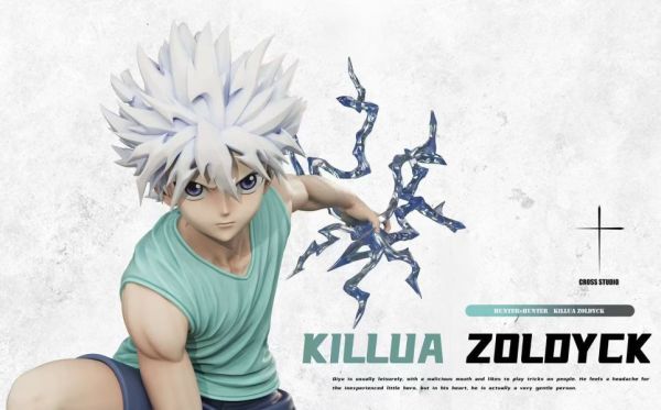 【預購】Cross十字>HUNTER×HUNTER全職獵人>蹲姿神速 奇犽 海賊王,航海王,索隆,羅羅亞,利群,POP,修羅,三刀流,GK,玩具,雕像,擺件,收藏