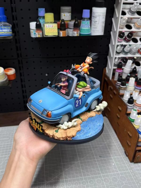 【預購】QK-studio > 七龍珠 > 桌面比例 藍色小車車 小孫悟空 (雙版本) Arcobaleno,家庭教師,澤田綱吉,GK,玩具,收藏,擺件,模型,公仔,人偶,手辦,動漫