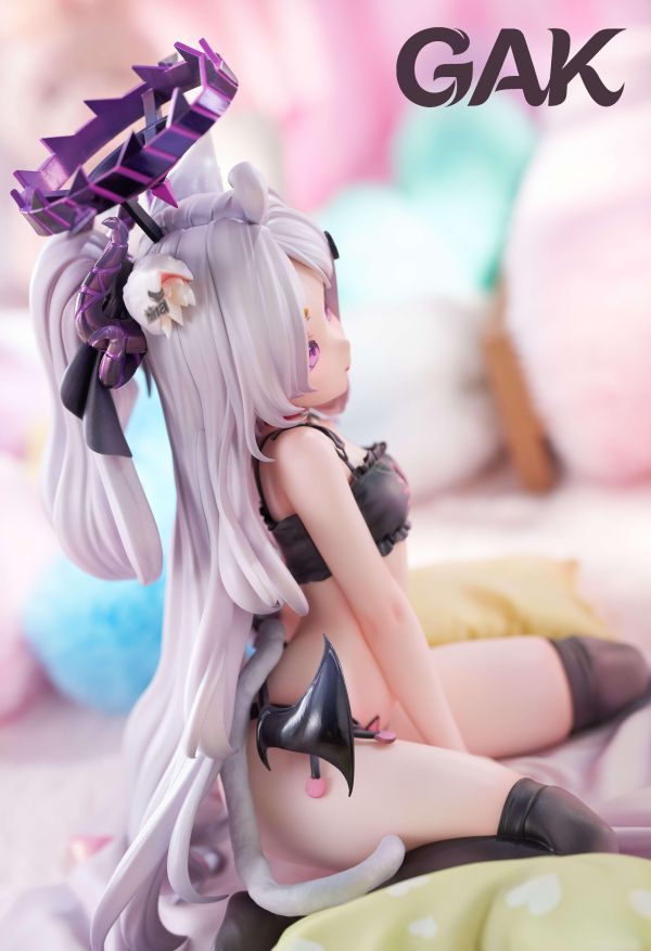【預購】GAK > 蔚藍檔案 > 1/6 空崎日奈（貓貓睡衣.ver）& 一本好書 百合園聖婭 MKO-Studio,蔚藍檔案,橘光,橘希望,GK,玩具,收藏,擺件,模型,公仔,人偶,手辦,動漫