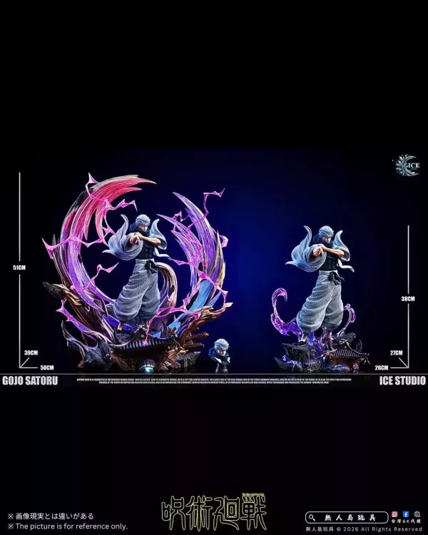 【預購】ICE冰屋 > 咒術迴戰 > 1/6 五條悟 (雙版本) ICE冰屋,咒術迴戰,五條悟,GK,玩具,收藏,擺件,模型,公仔,人偶,手辦,動漫