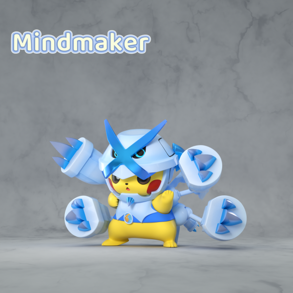 【預購】MindMaker > 寶可夢 > Mega皮卡丘第五彈 Mega巨金怪皮卡丘(多配色) 家庭教師,HITMANREBORN,里包恩,GK,玩具,模型,雕像,共鳴